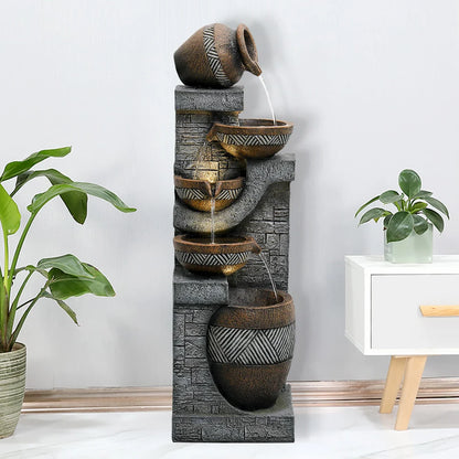 5 Tier Indoor/Outdoor Garden Fountain