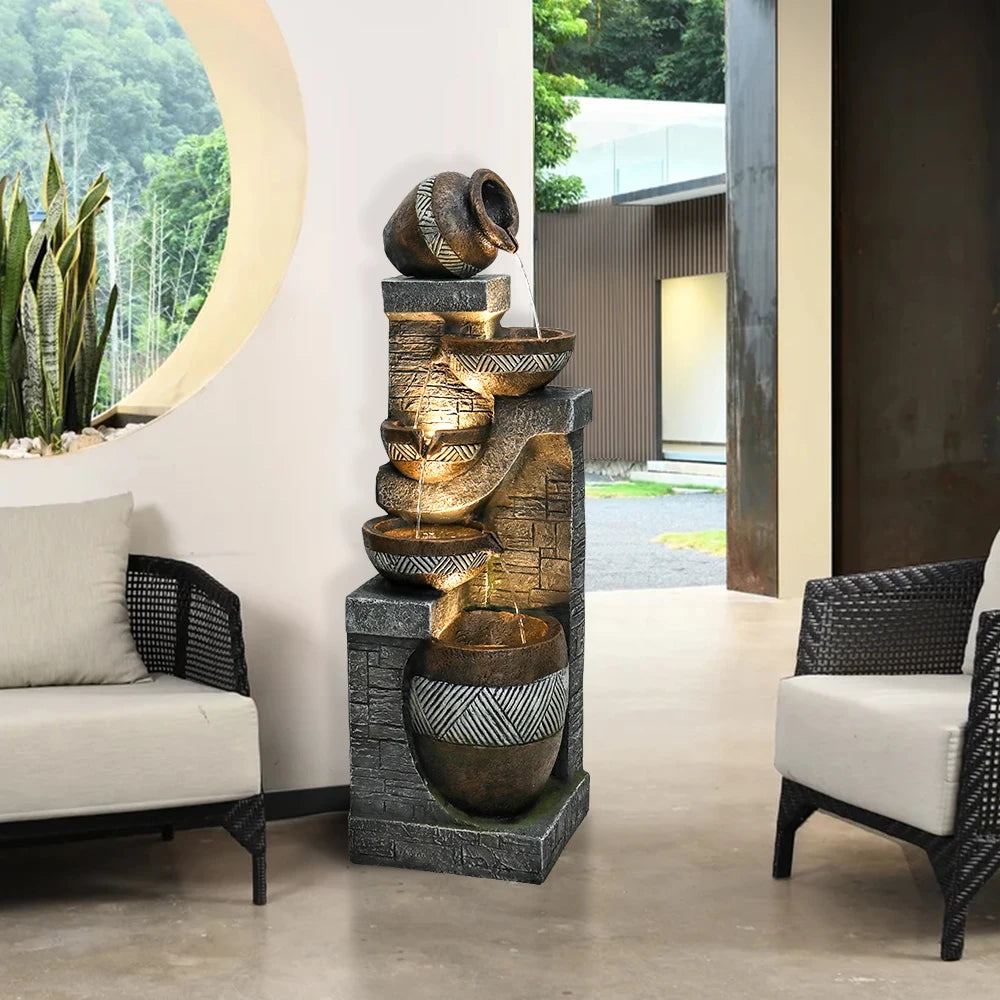 5 Tier Indoor/Outdoor Garden Fountain