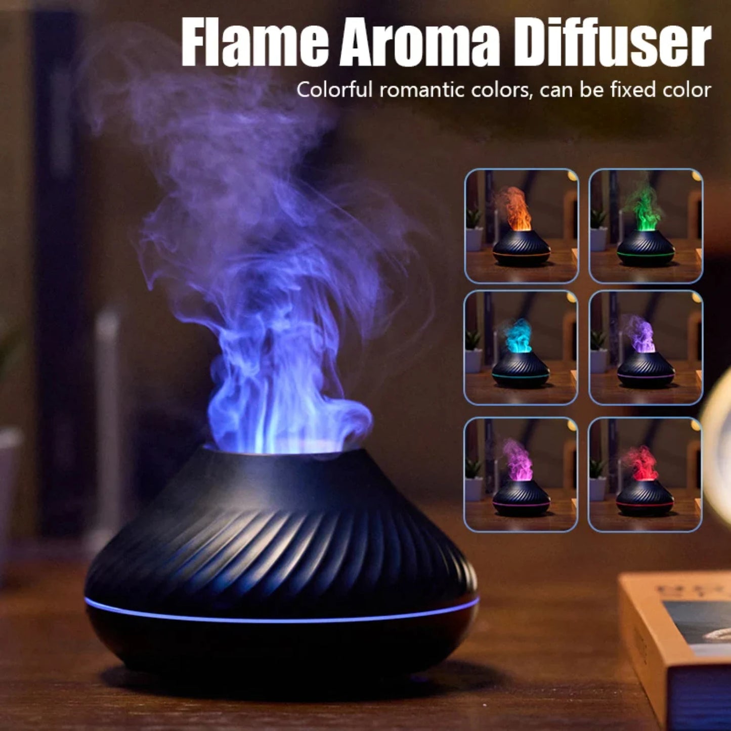 Vibrant And Efficient Flame Diffuser